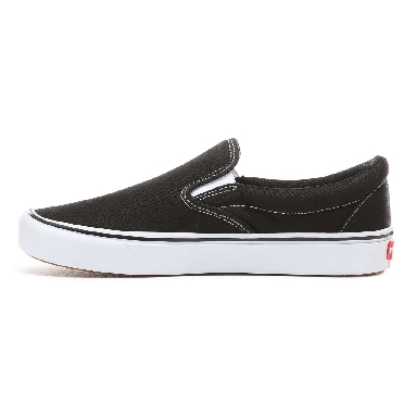 Vans Comfycush Slip-On Classic Mens Womens - (Classic) black/true white VN0A3WMDVNE Shoes