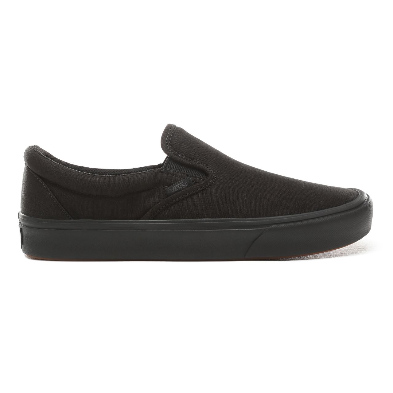 Vans Comfycush Slip-On Classic Mens Womens - (Classic) Black/Black VN0A3WMDVND Shoes