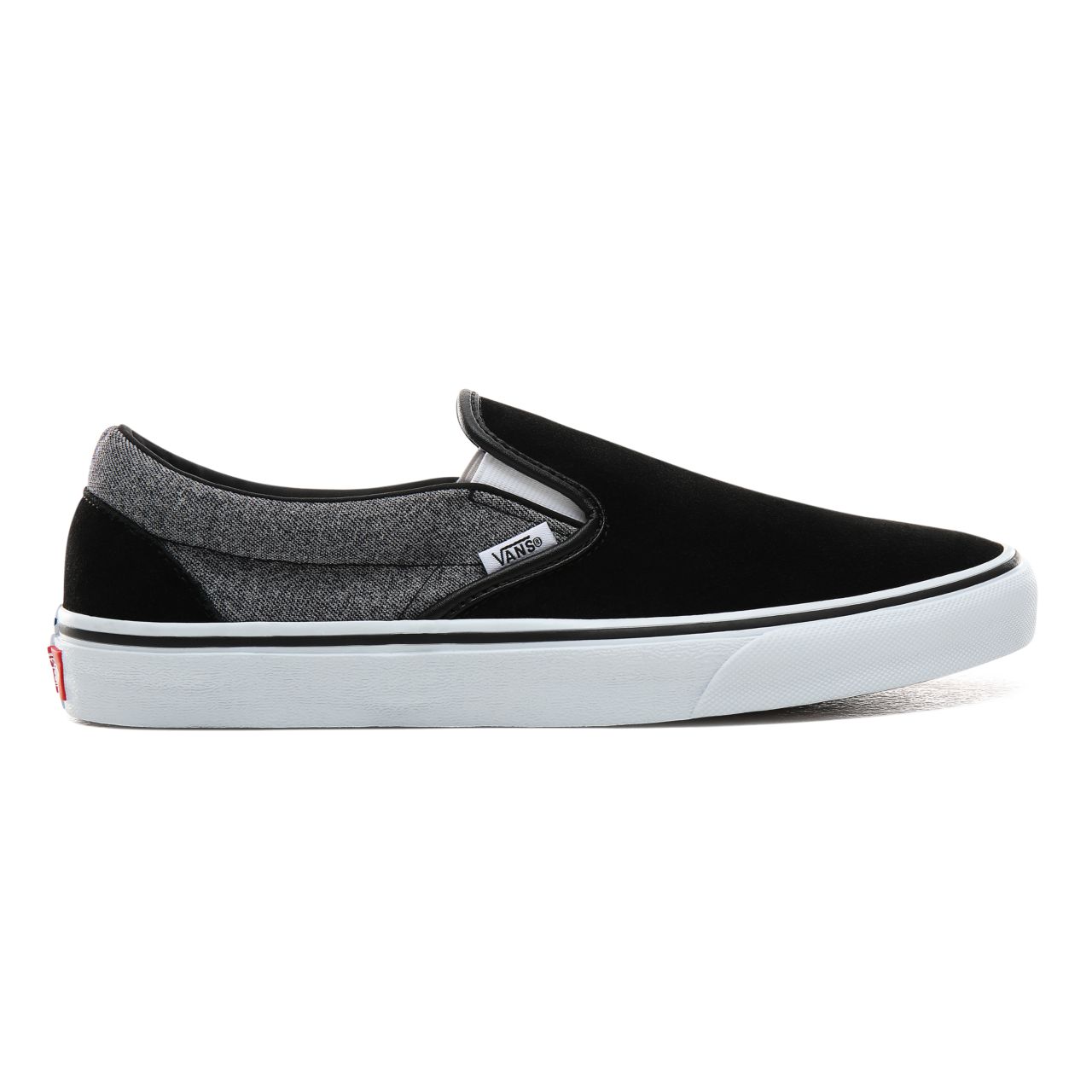 Vans Suede Classic Slip-On Classic Mens Womens - (Suede) Suiting/Black VN0A4BV3V3E Shoes