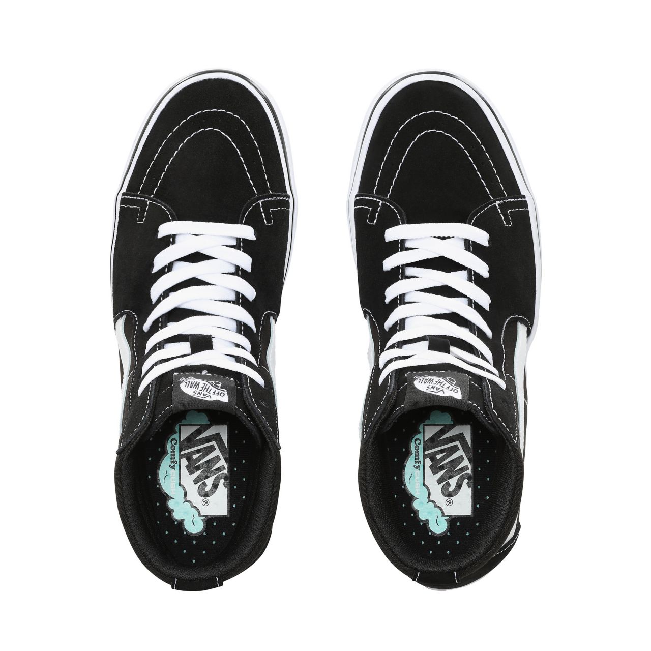 Vans Comfycush Sk8-Hi Classic Mens Womens - (Classic) black/true white VN0A3WMBVNE Shoes