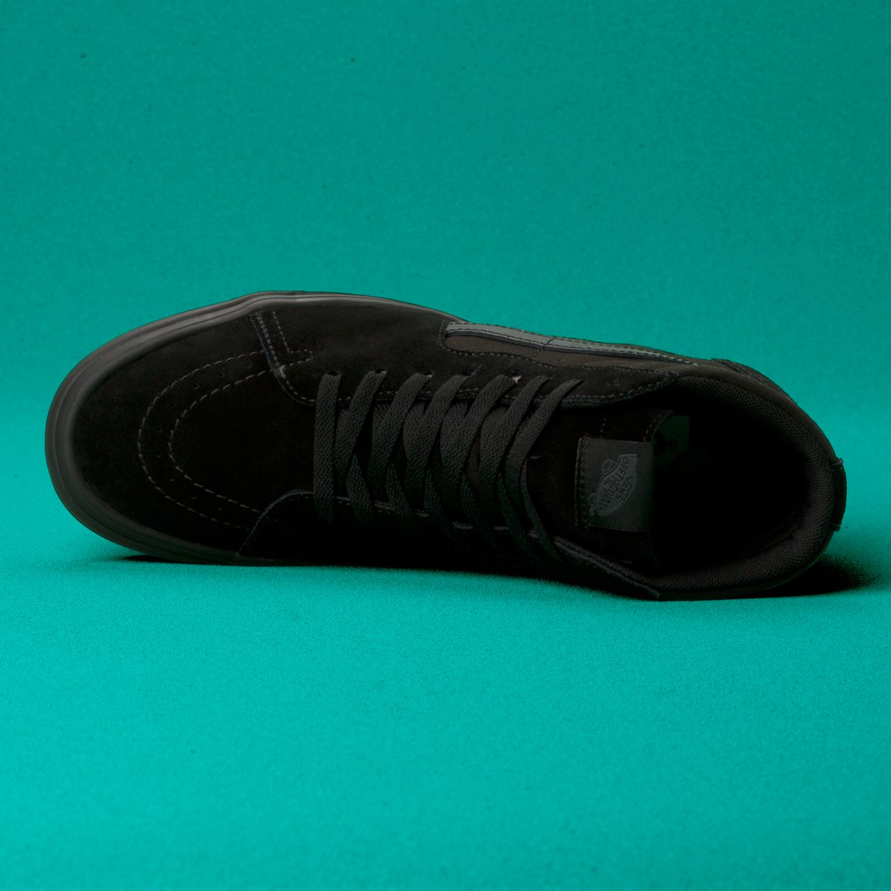 Vans Comfycush Sk8-Hi Classic Mens Womens - (Blackout) Black/Black VN0A3WMBVND Shoes