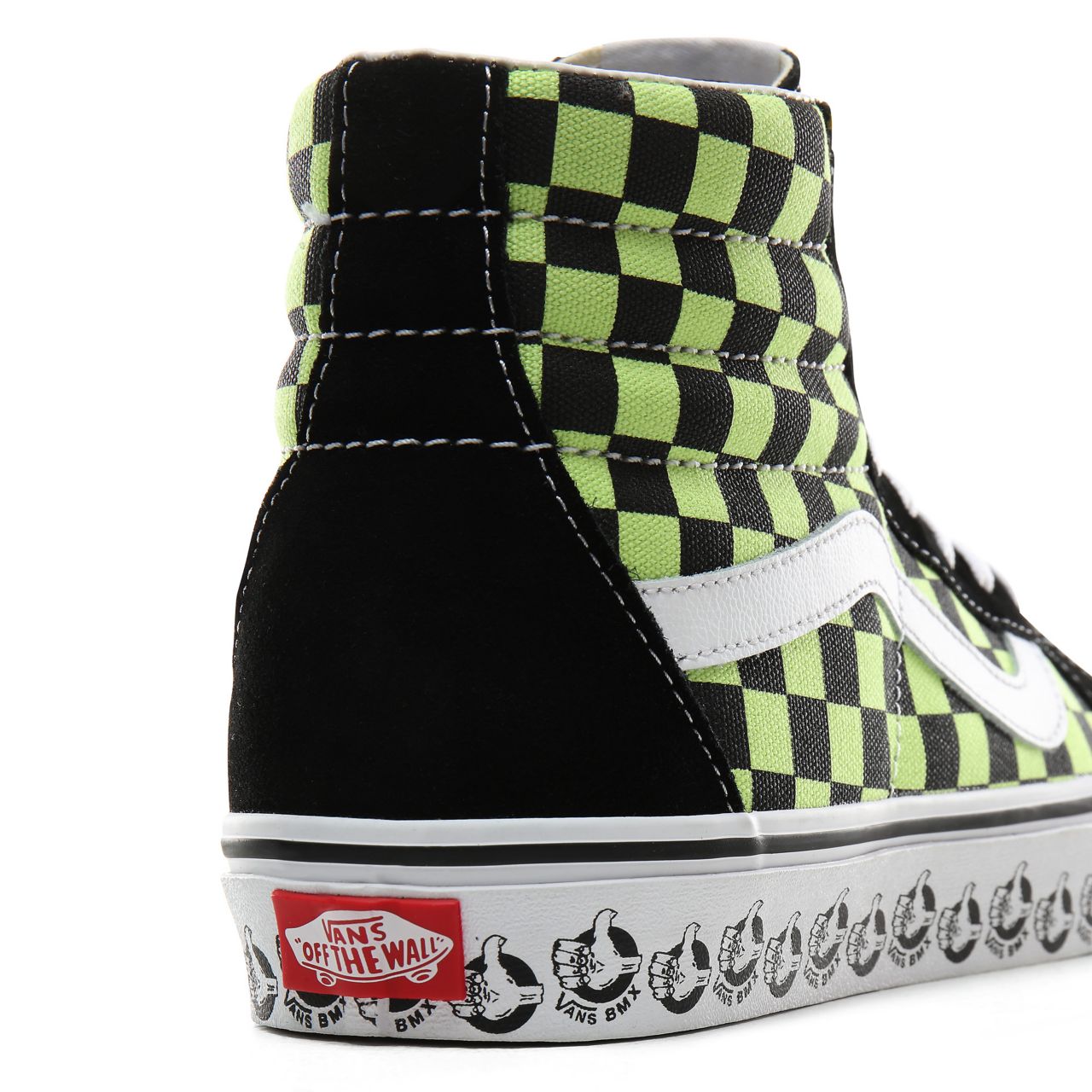 Vans BMX Sk8-Hi Reissue Classic Mens Womens - (Vans BMX) Black/Sharp Green VN0A4BV8V3W Shoes