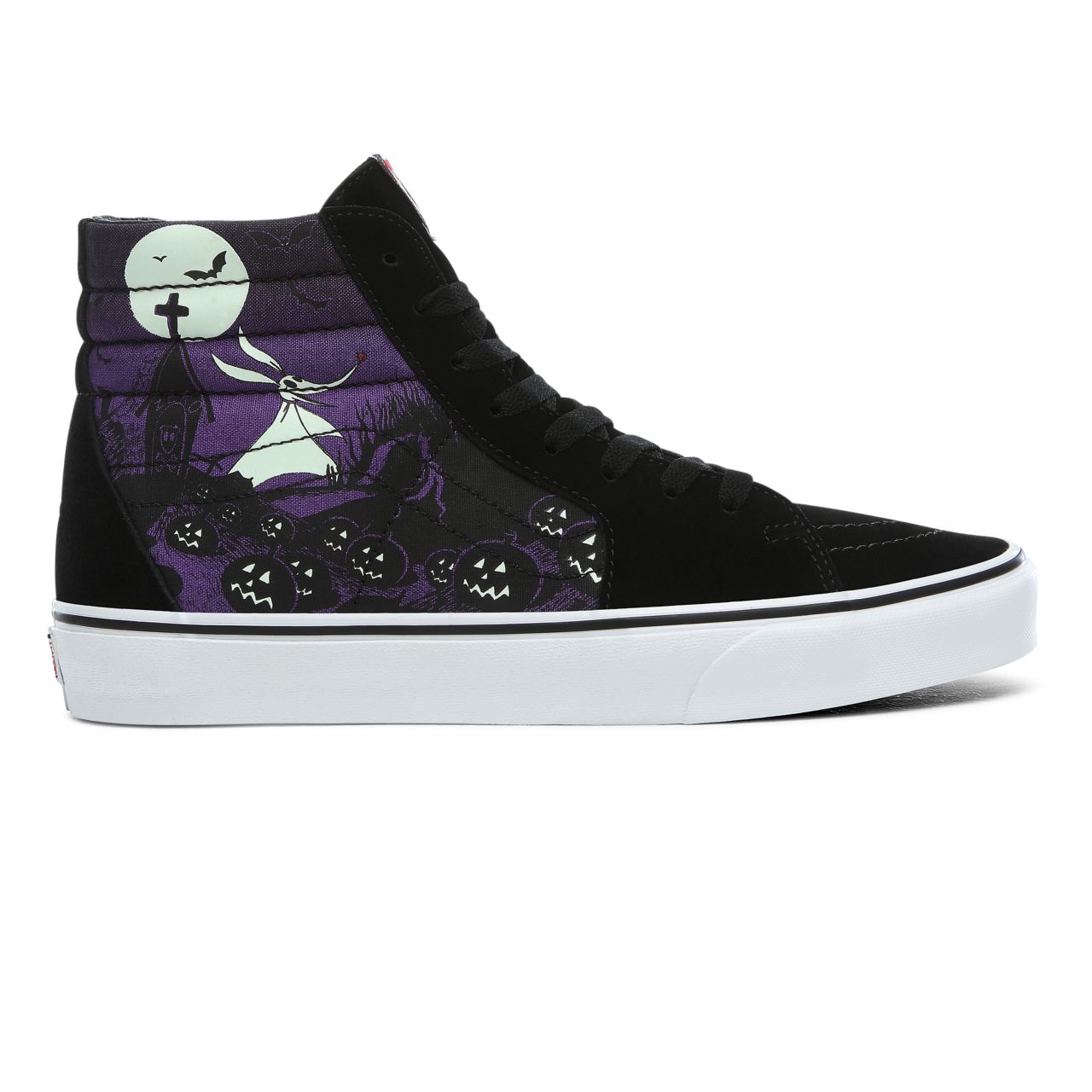 Vans Disney x Vans SK8-Hi Classic Mens Womens - (Disney) Jacks Lament/Nightmare VN0A4BV6T35 Shoes