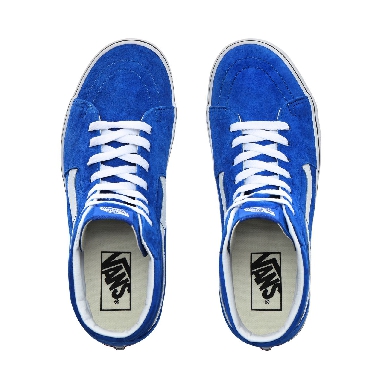 Vans Pig Suede Sk8-Hi Classic Mens Womens - (Pig Suede) Princess Blue/True White VN0A4BV6V78 Shoes