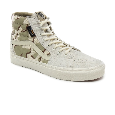 Vans Cordura Sk8-Hi Classic Mens Womens - (Cordura) White asparagus/Camo VN0A4BV6VZK Shoes