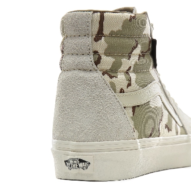 Vans Cordura Sk8-Hi Classic Mens Womens - (Cordura) White asparagus/Camo VN0A4BV6VZK Shoes