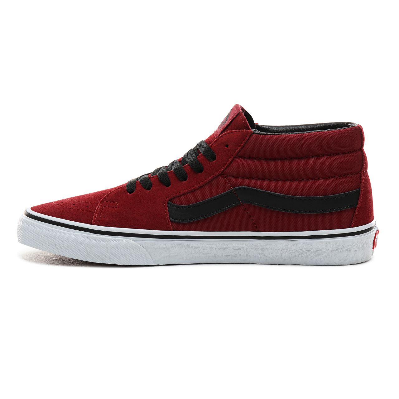 Vans Sk8-Mid Classic Mens Womens - Biking Red/True White VN0A3WM31K4 Shoes