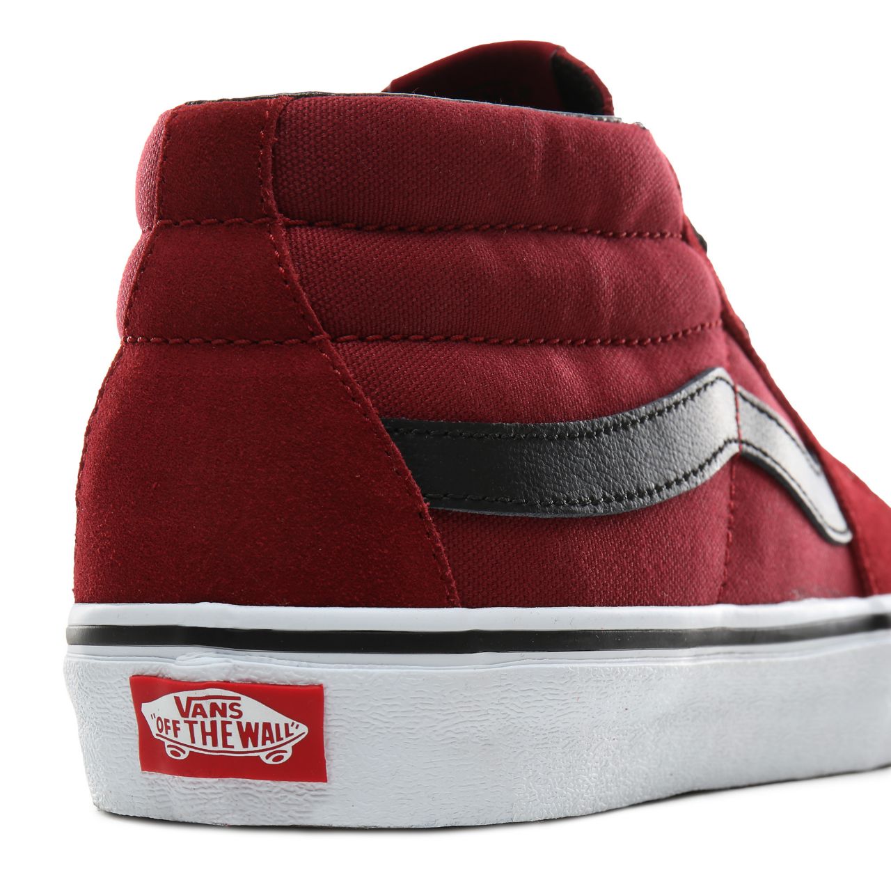 Vans Sk8-Mid Classic Mens Womens - Biking Red/True White VN0A3WM31K4 Shoes