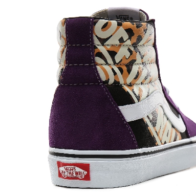 Vans OTW Quarter Sk8-Hi Classic Mens Womens - (OTW Quarter) Leopard/Violet Indigo/True White VN0A4BV6XKA Shoes