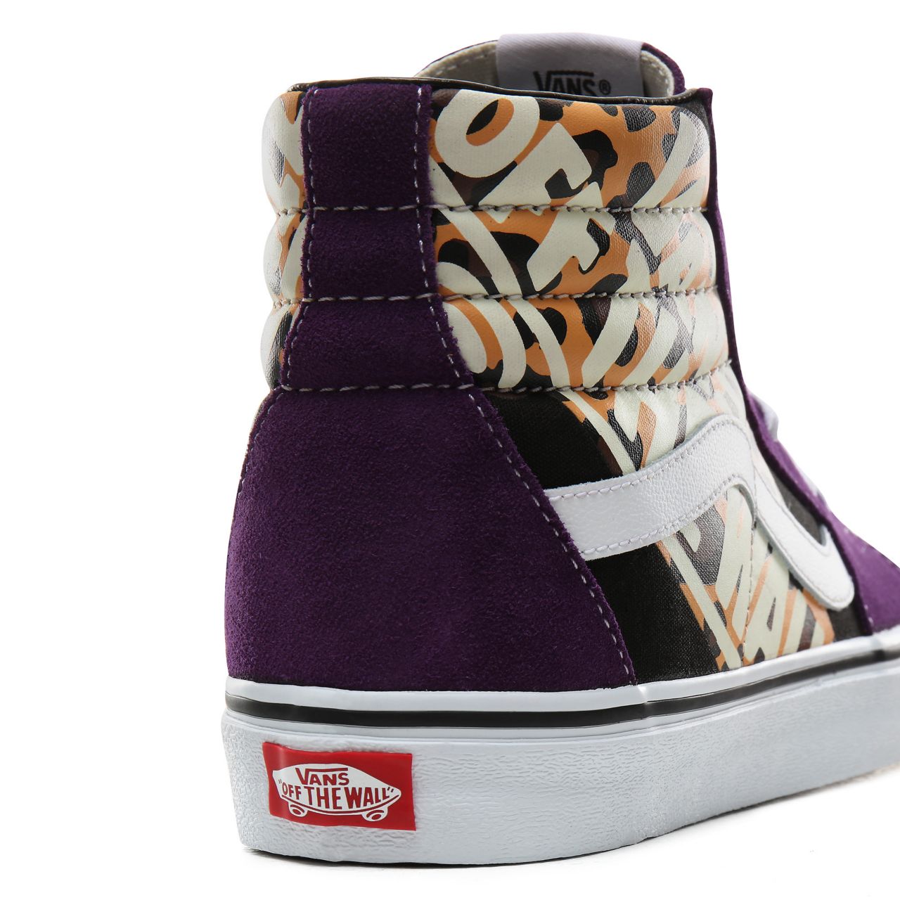 Vans OTW Quarter Sk8-Hi Classic Mens Womens - (OTW Quarter) Leopard/Violet Indigo/True White VN0A4BV6XKA Shoes