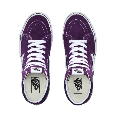 Vans Sk8-Hi Classic Mens Womens - Violet Indigo/True White VN0A4BV6V7F Shoes