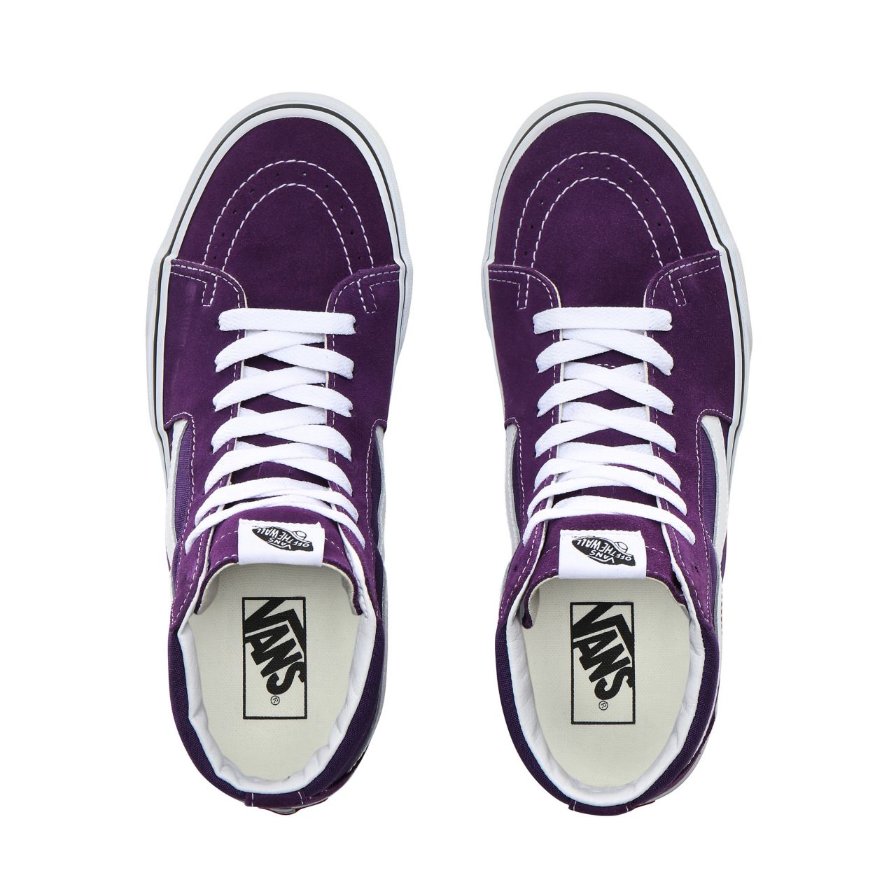 Vans Sk8-Hi Classic Mens Womens - Violet Indigo/True White VN0A4BV6V7F Shoes