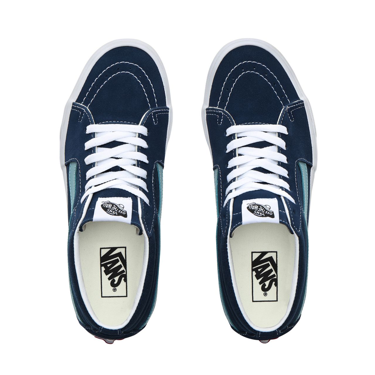 Vans Retro Sport Sk8-Mid Classic Mens Womens - (Retro Sport) Gibraltar Sea/Cameo Blue VN0A3WM3VY1 Shoes