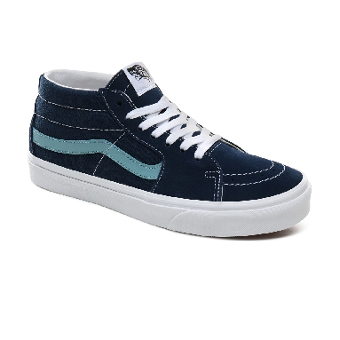 Vans Retro Sport Sk8-Mid Classic Mens Womens - (Retro Sport) Gibraltar Sea/Cameo Blue VN0A3WM3VY1 Shoes