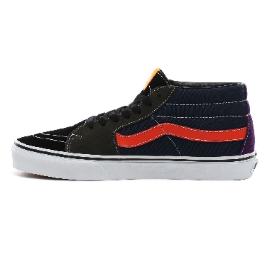 Vans Mix & Match SK8-Mid Classic Mens Womens - (Mix & Match) violet indigo/forest night VN0A3WM3TBZ Shoes