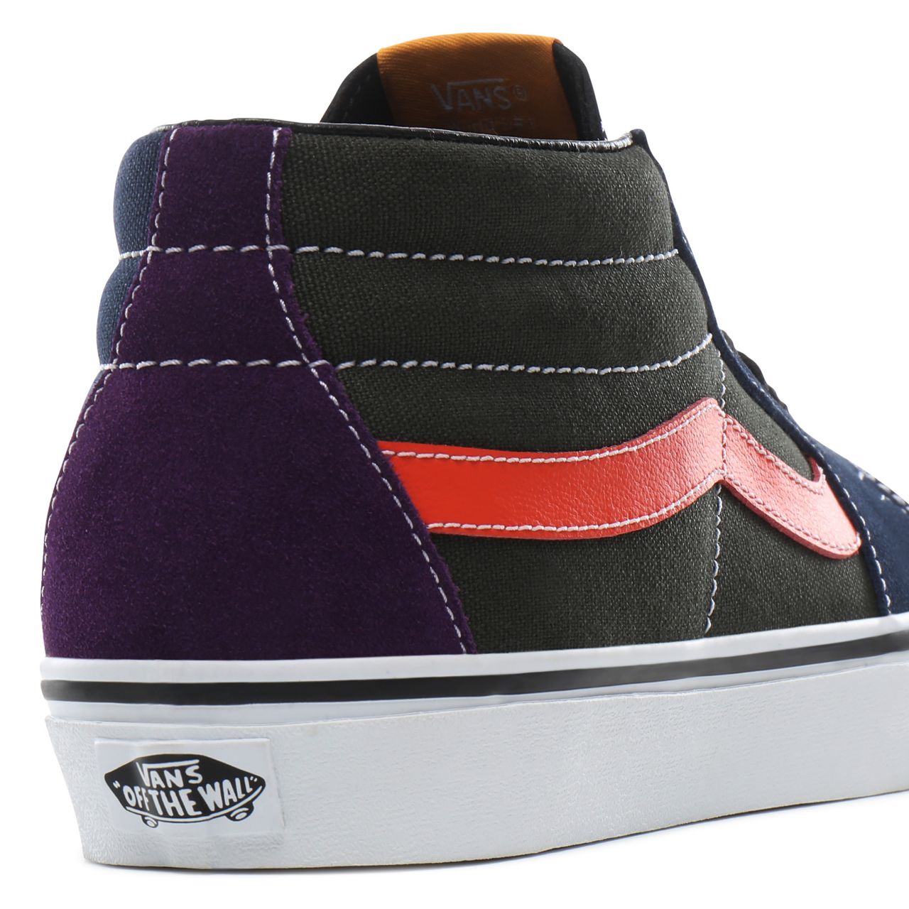 Vans Mix & Match SK8-Mid Classic Mens Womens - (Mix & Match) violet indigo/forest night VN0A3WM3TBZ Shoes