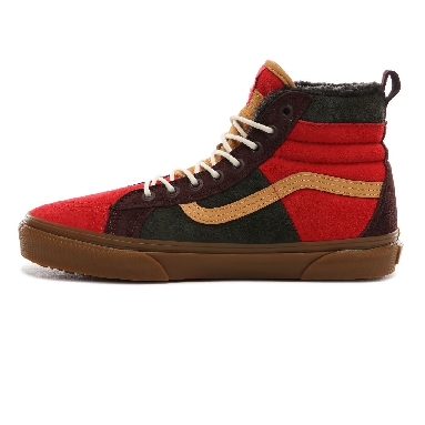 Vans SK8-Hi 46 MTE DX Classic Mens Womens - (MTE) poinsettia/forest night VN0A3DQ5TUA Shoes