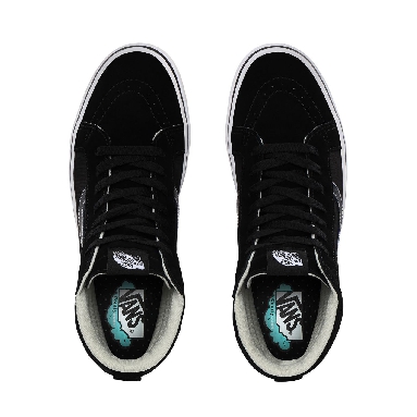 Vans Distort ComfyCush SK8-Hi Reissue Classic Mens Womens - (Distort) Black/True White VN0A3WMCVX6 Shoes