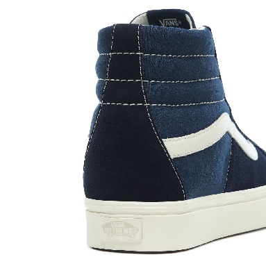 Vans Ripstop ComfyCush SK8-Hi Classic Mens Womens - (Ripstop) dress blues/gibraltar sea VN0A4P3DTFN Shoes