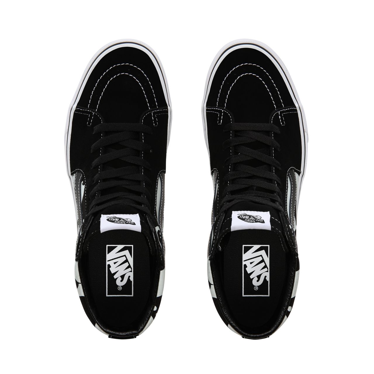 Vans Alien Ghosts SK8-Hi Classic Mens Womens - (Alien Ghosts) black/true white VN0A4BV6TB1 Shoes