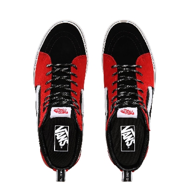 Vans OTW Webbing SK8-Hi Classic Mens Womens - (OTW Webbing) red/black/true white VN0A4BV6T74 Shoes