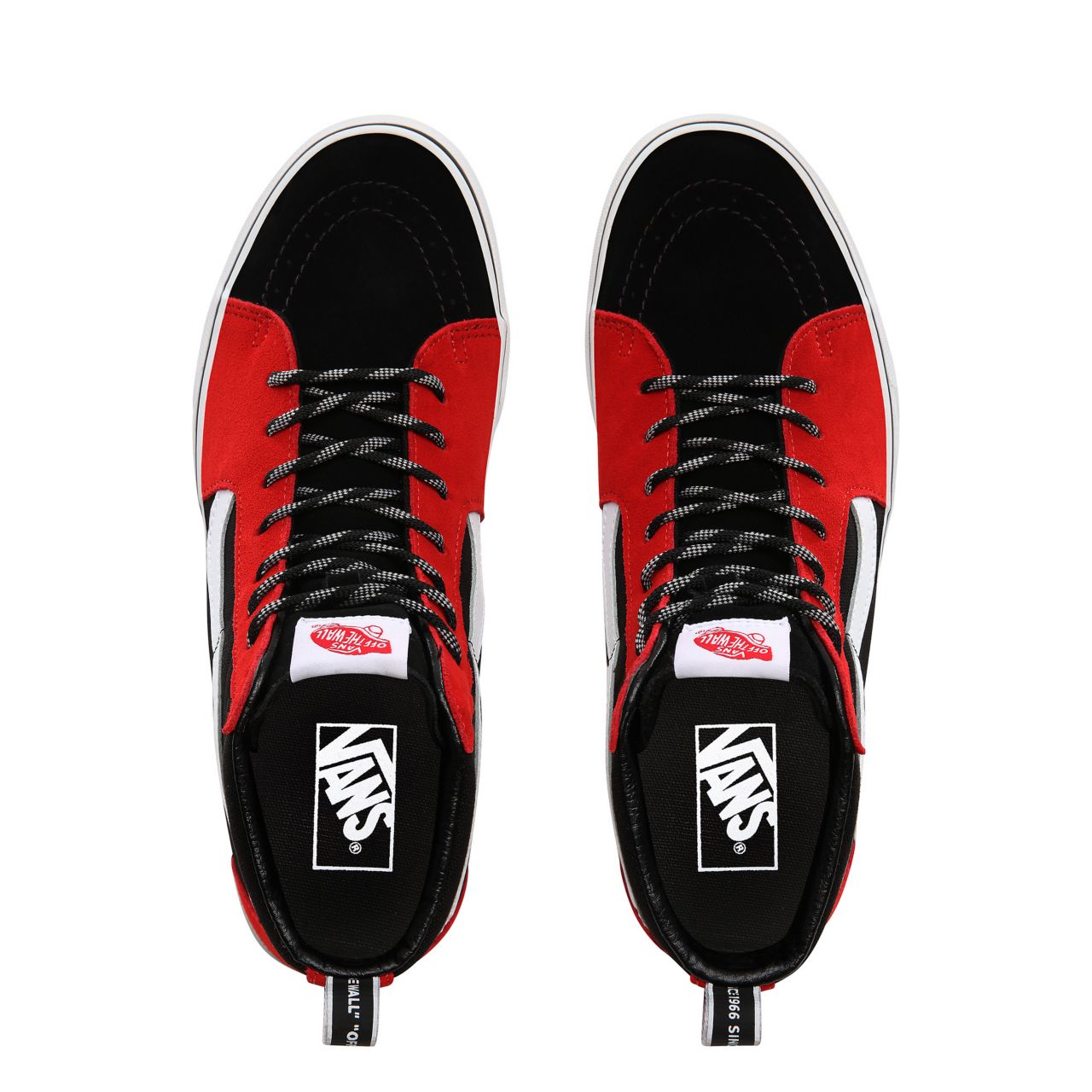 Vans OTW Webbing SK8-Hi Classic Mens Womens - (OTW Webbing) red/black/true white VN0A4BV6T74 Shoes