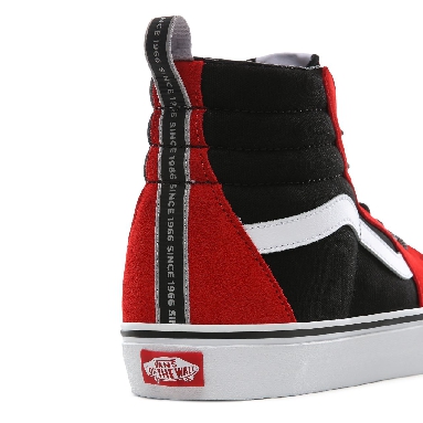 Vans OTW Webbing SK8-Hi Classic Mens Womens - (OTW Webbing) red/black/true white VN0A4BV6T74 Shoes