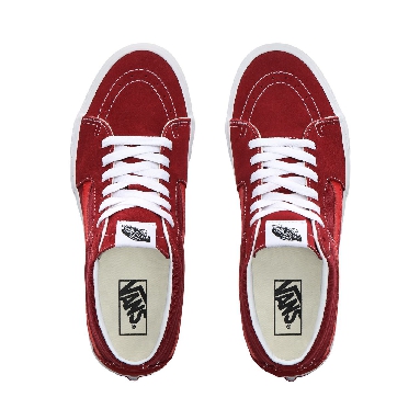 Vans Retro Sport Sk8-Mid Classic Mens Womens - (Retro Sport) Biking Red/Poinsettia VN0A3WM3VXZ Shoes