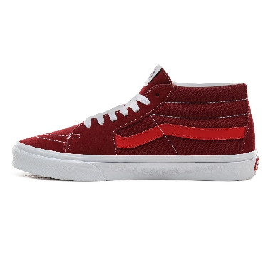 Vans Retro Sport Sk8-Mid Classic Mens Womens - (Retro Sport) Biking Red/Poinsettia VN0A3WM3VXZ Shoes