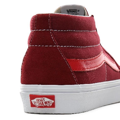 Vans Retro Sport Sk8-Mid Classic Mens Womens - (Retro Sport) Biking Red/Poinsettia VN0A3WM3VXZ Shoes