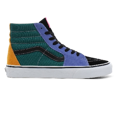 Vans Mix & Match SK8-Hi Classic Mens Womens - (Mix & Match) cadmium yellow/tidepool VN0A4BV6TGN Shoes