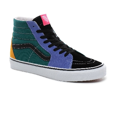 Vans Mix & Match SK8-Hi Classic Mens Womens - (Mix & Match) cadmium yellow/tidepool VN0A4BV6TGN Shoes