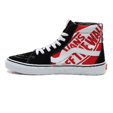 Vans OTW Quarter Sk8-Hi Classic Mens Womens - (OTW Quarter) Heel scab/Black/True White VN0A4BV6V3T Shoes