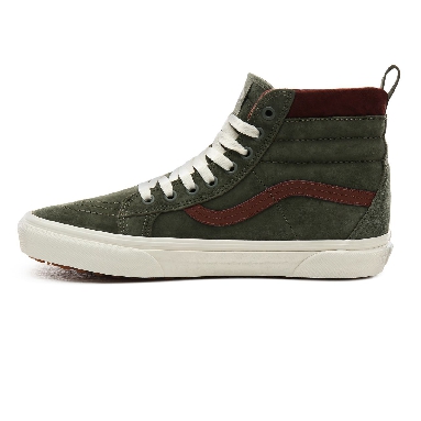 Vans Sk8-Hi MTE Classic Mens Womens - (MTE) Deep Lichen Green/Root Beer VN0A4BV7V40 Shoes