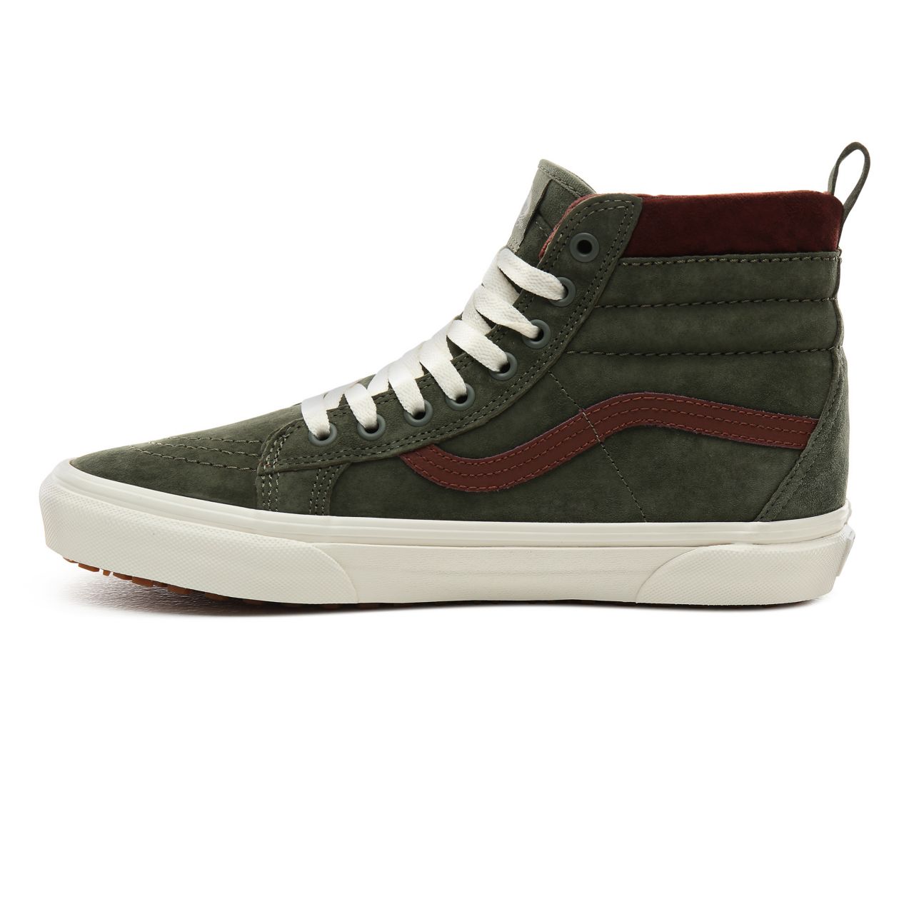 Vans Sk8-Hi MTE Classic Mens Womens - (MTE) Deep Lichen Green/Root Beer VN0A4BV7V40 Shoes