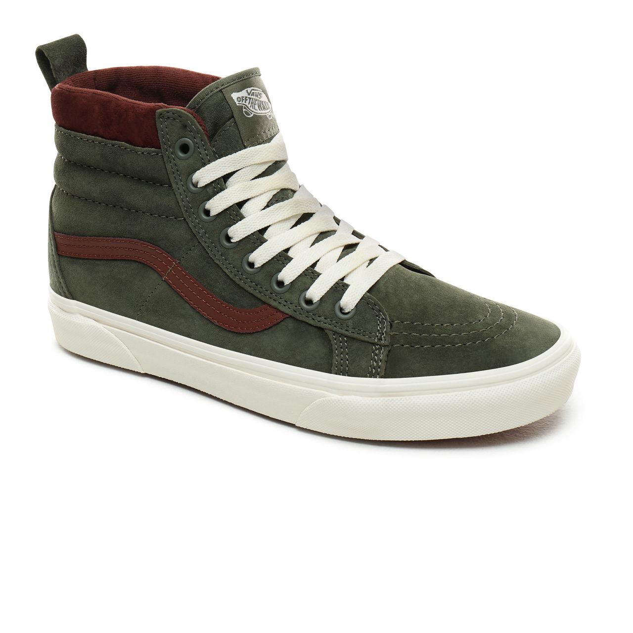 Vans Sk8-Hi MTE Classic Mens Womens - (MTE) Deep Lichen Green/Root Beer VN0A4BV7V40 Shoes