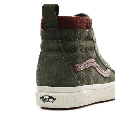 Vans Sk8-Hi MTE Classic Mens Womens - (MTE) Deep Lichen Green/Root Beer VN0A4BV7V40 Shoes