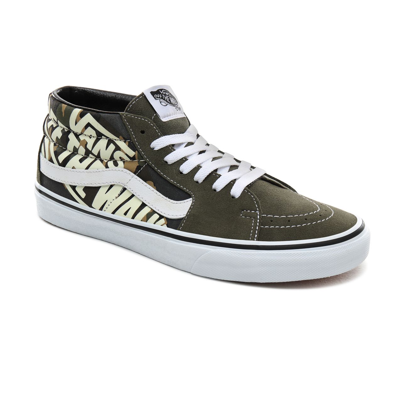 Vans OTW Quarter Sk8-Mid Classic Mens Womens - (OTW Quarter) Camo/Grape Leaf/True White VN0A3WM3V4A Shoes