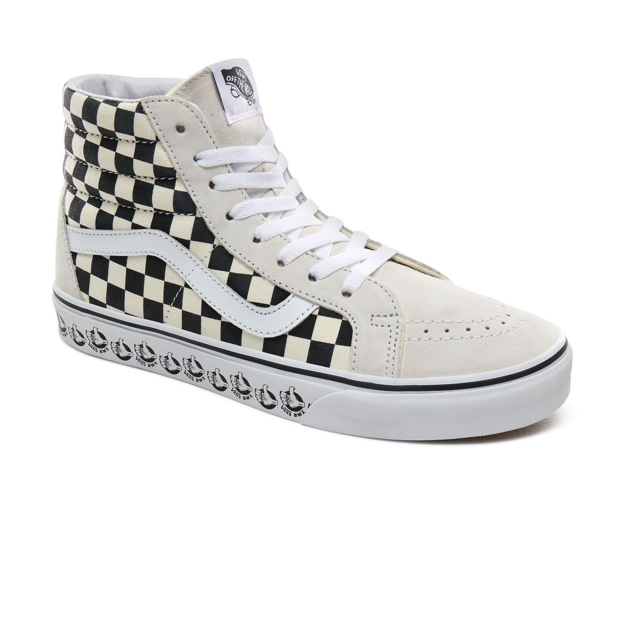 Vans BMX Sk8-Hi Reissue Classic Mens Womens - (Vans BMX) White/Black VN0A4BV8V3H Shoes