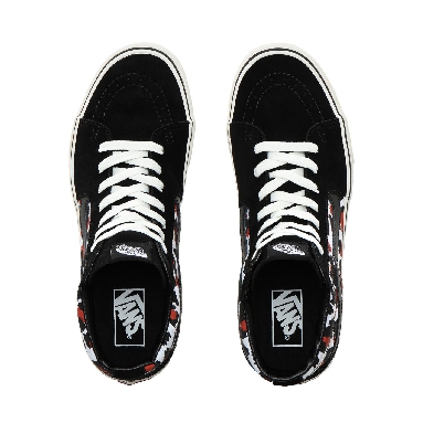 Vans Leopard Sk8-Hi Classic Mens Womens - (Leopard) Black/True White VN0A4BV67LF Shoes