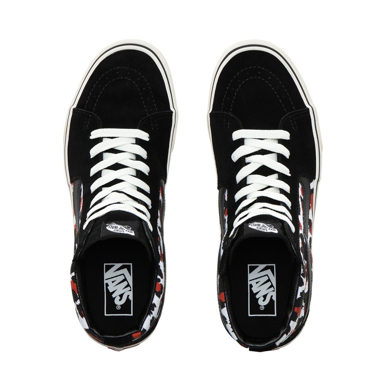 Vans Leopard Sk8-Hi Classic Mens Womens - (Leopard) Black/True White VN0A4BV67LF Shoes