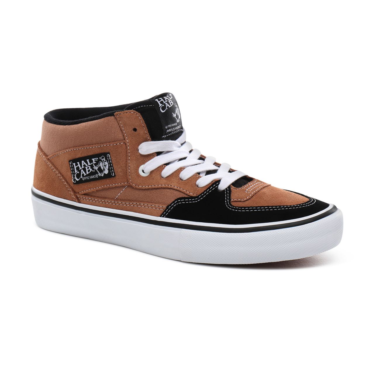 Vans Half Cab Pro Classic Mens Womens - camel/black VN0A38CPSWT Shoes