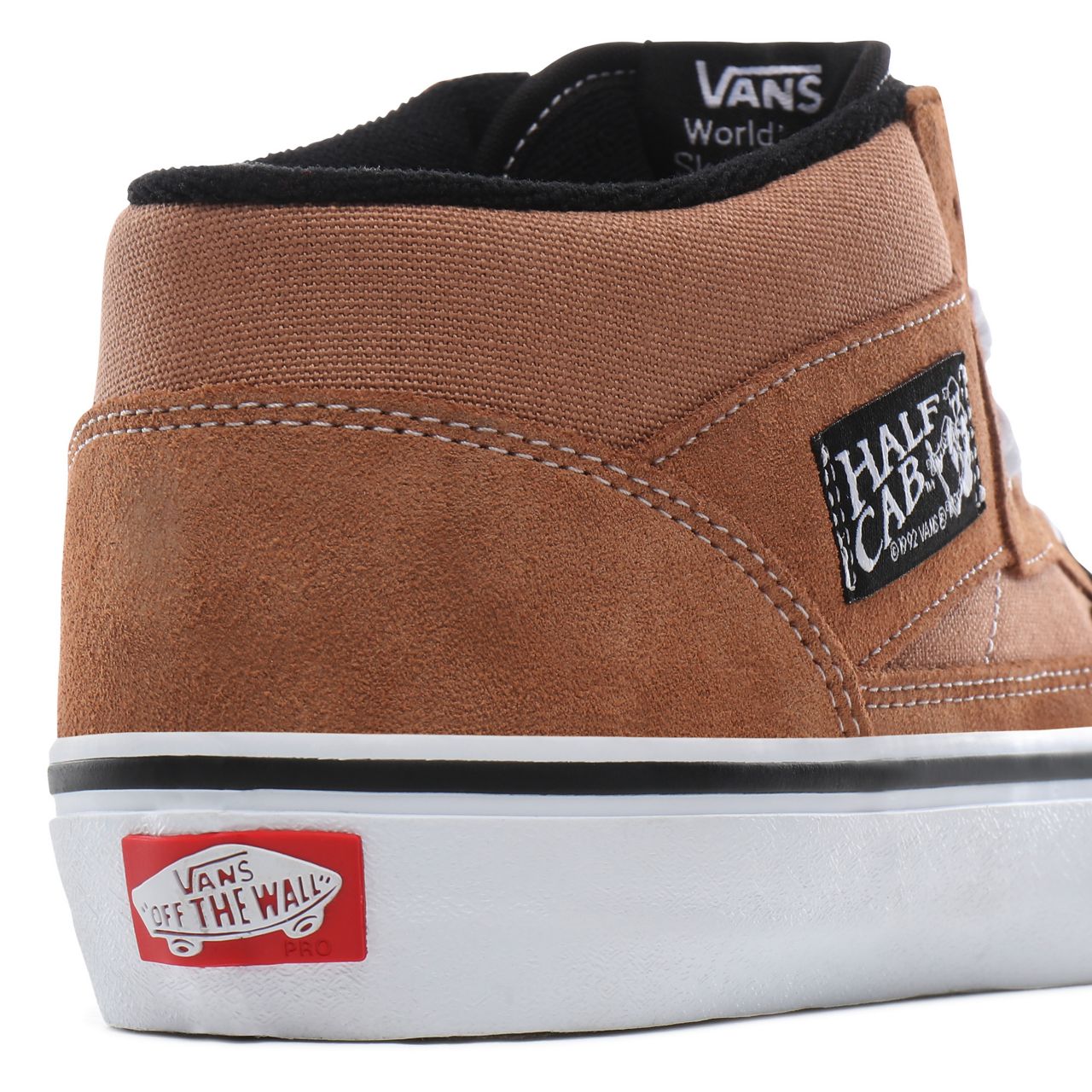 Vans Half Cab Pro Classic Mens Womens - camel/black VN0A38CPSWT Shoes