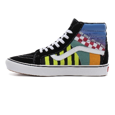 Vans Mash Up ComfyCush SK8-Hi Reissue Classic Mens Womens - (Mash Up) multi/black/true white VN0A3WMCTE6 Shoes