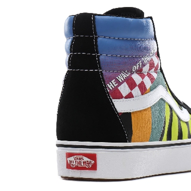 Vans Mash Up ComfyCush SK8-Hi Reissue Classic Mens Womens - (Mash Up) multi/black/true white VN0A3WMCTE6 Shoes