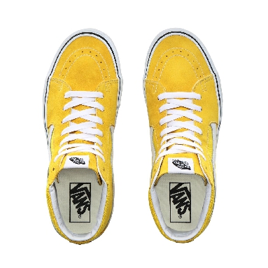 Vans Sk8-Hi Classic Mens Womens - Vibrant Yellow/True White VN0A4BV6FSX Shoes