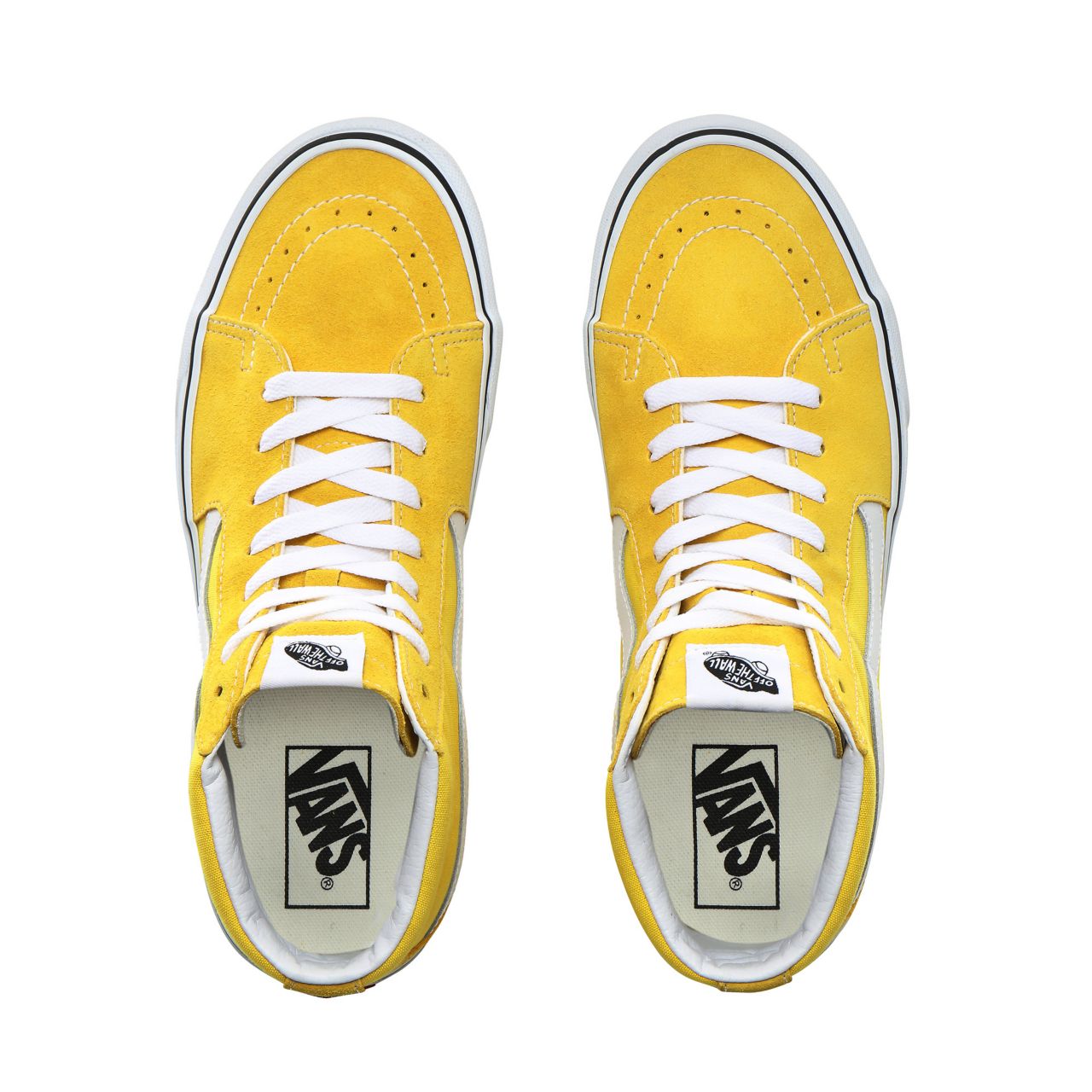 Vans Sk8-Hi Classic Mens Womens - Vibrant Yellow/True White VN0A4BV6FSX Shoes