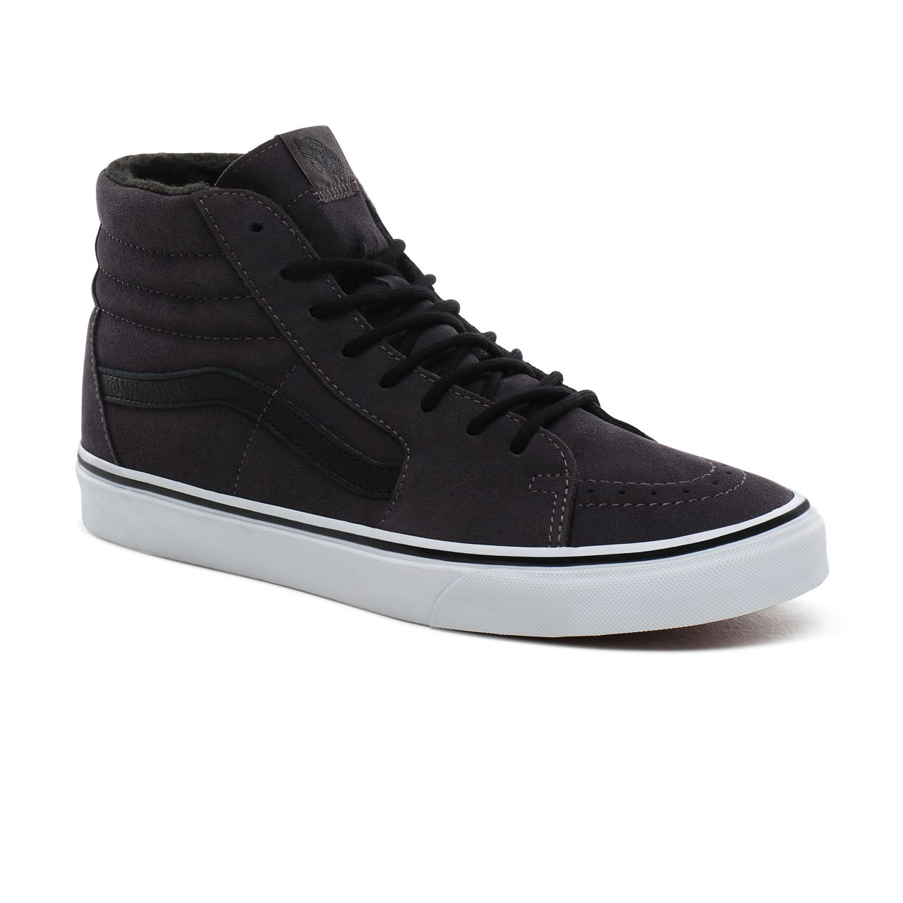 Vans Suede Sherpa SK8-Hi Classic Mens Womens - (Suede Sherpa) obsidian/black VN0A4BV6TC1 Shoes