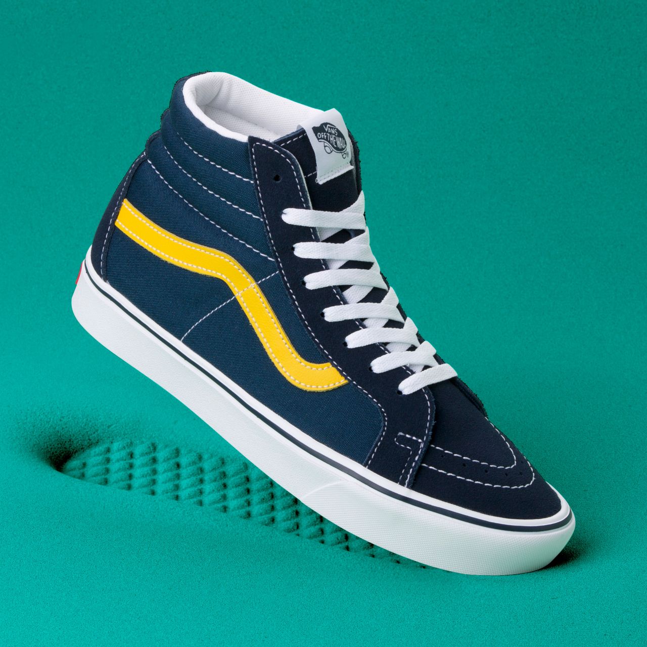 Vans Sport Comfycush Sk8-Hi Reissue Classic Mens Womens - (Sport) Dress Blues/Gibraltar sea/Sulphur VN0A3WMCVX4 Shoes