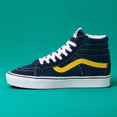 Vans Sport Comfycush Sk8-Hi Reissue Classic Mens Womens - (Sport) Dress Blues/Gibraltar sea/Sulphur VN0A3WMCVX4 Shoes